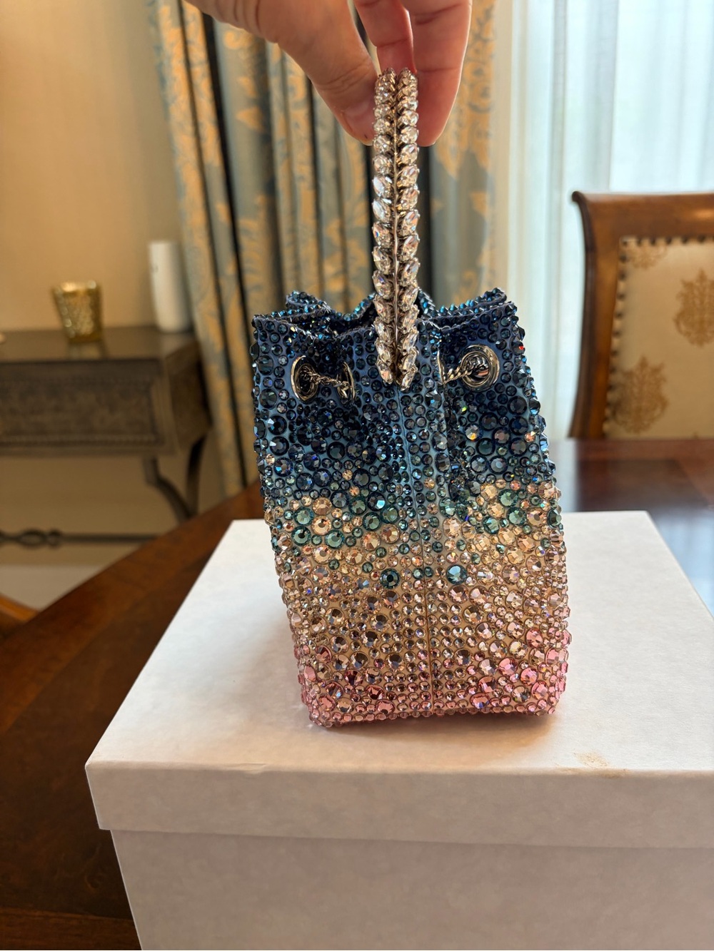 Jimmy Choo bon bon ombre Crystals bag - Picture 6 of 17